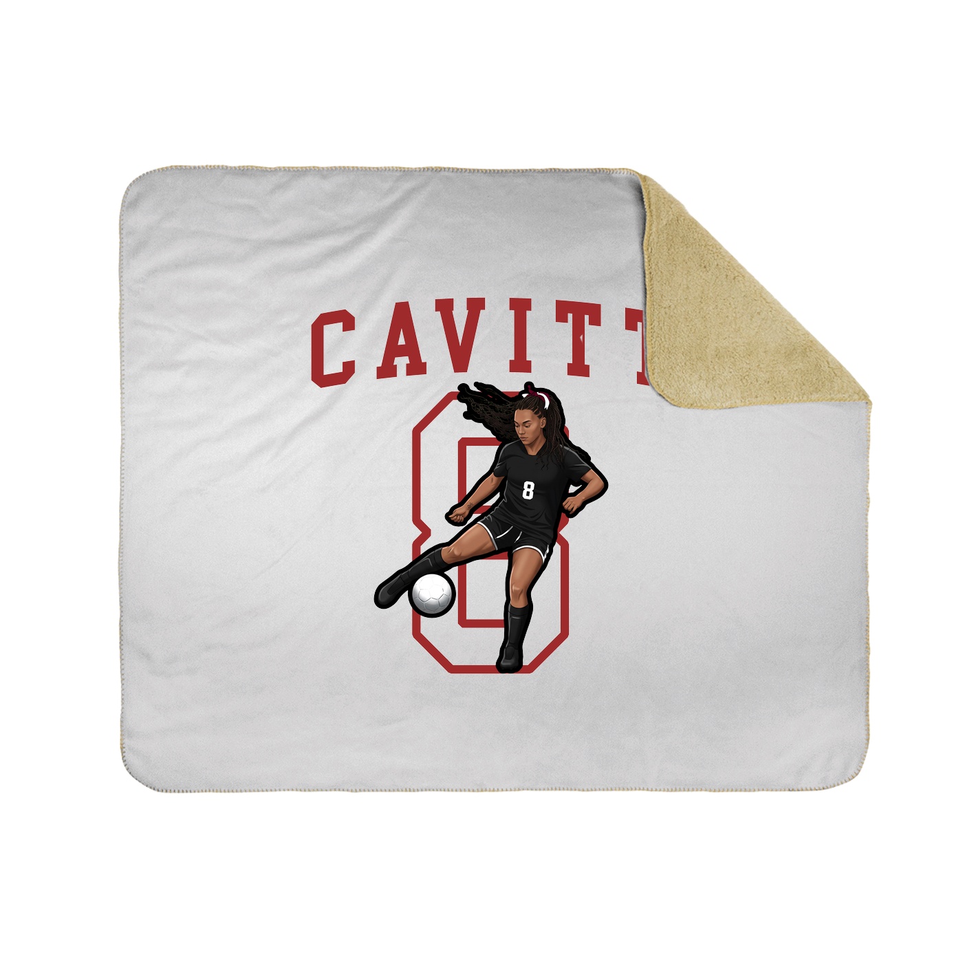 Throw Blanket — Shirsey in White