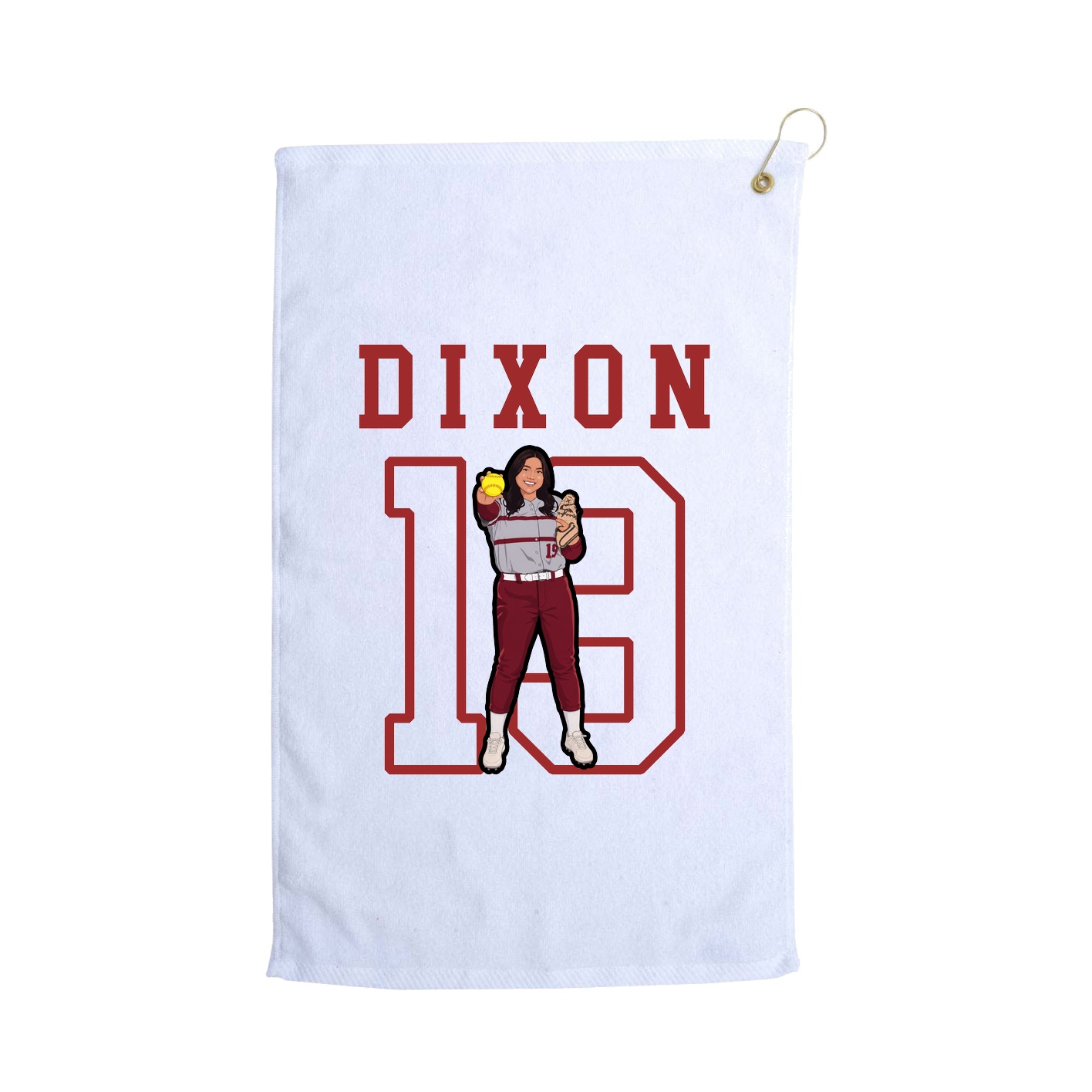 Golf Towel — Shirsey in White