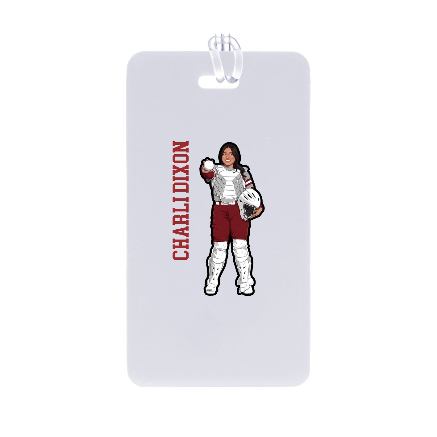 Bag Tag — Name Vertical in Classic