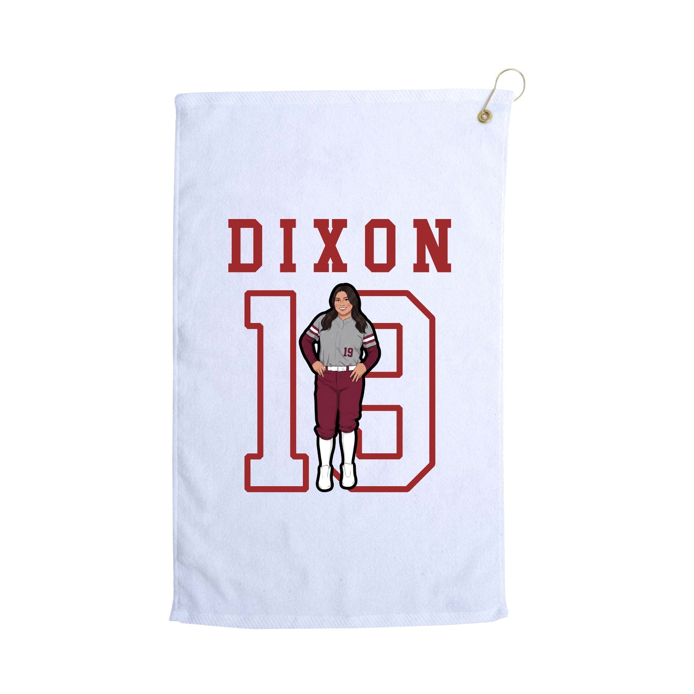 Golf Towel — Shirsey in White