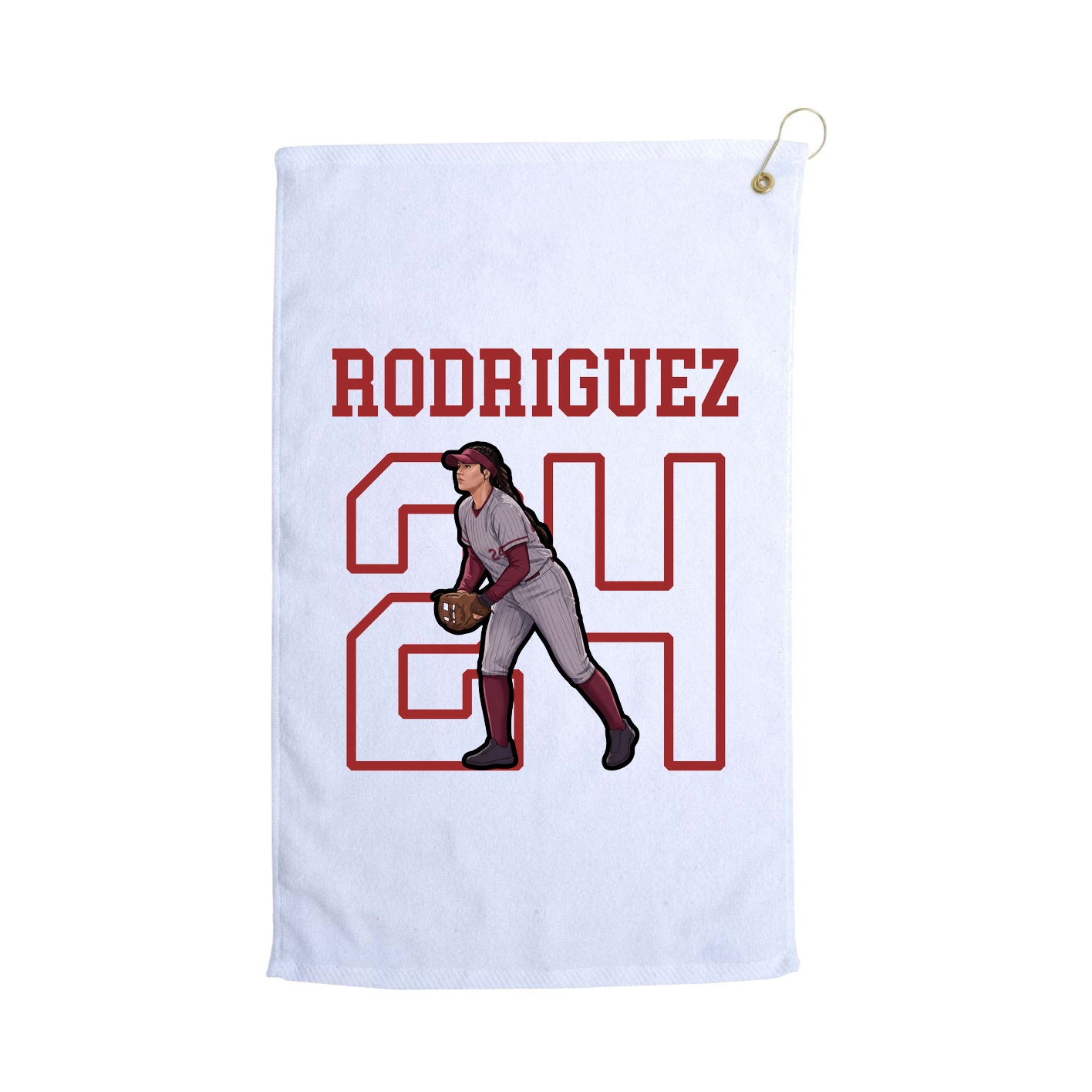 Golf Towel — Shirsey in White