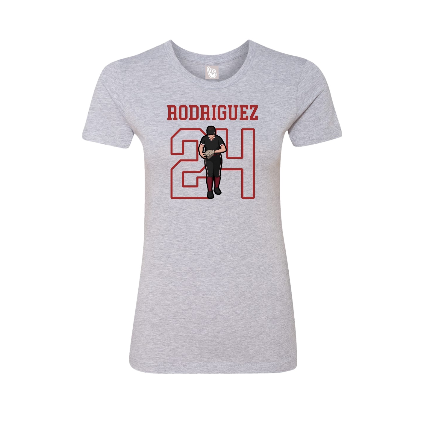 Fitted Women's Tee — Shirsey in Grey