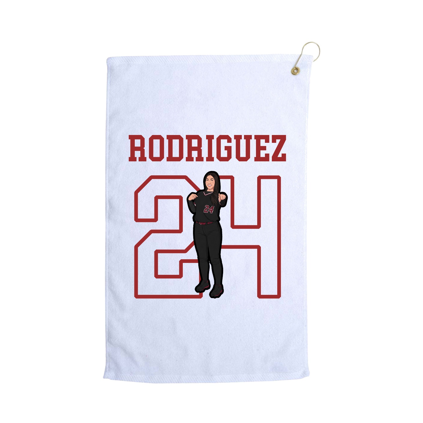 Golf Towel — Shirsey in White