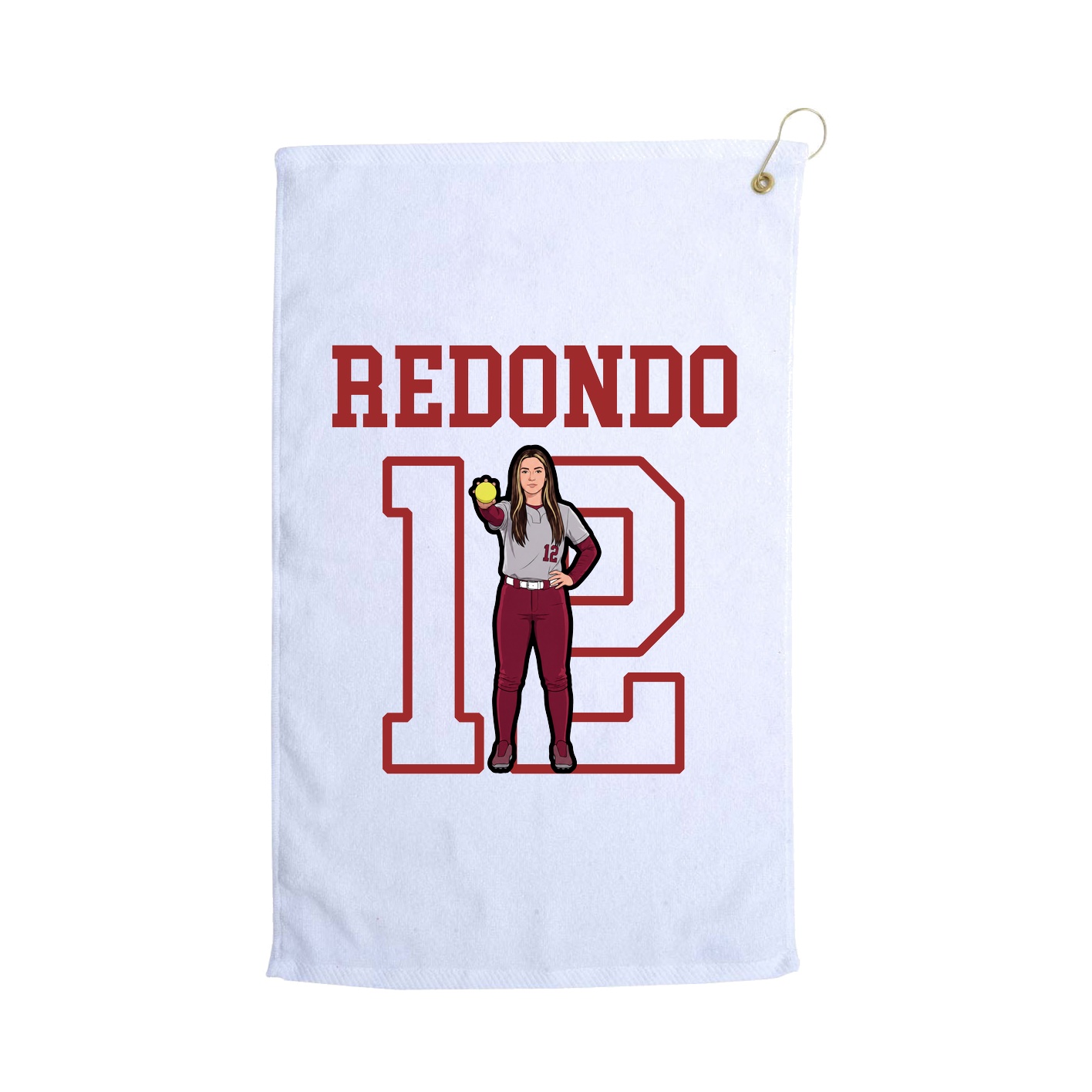 Golf Towel — Shirsey in White