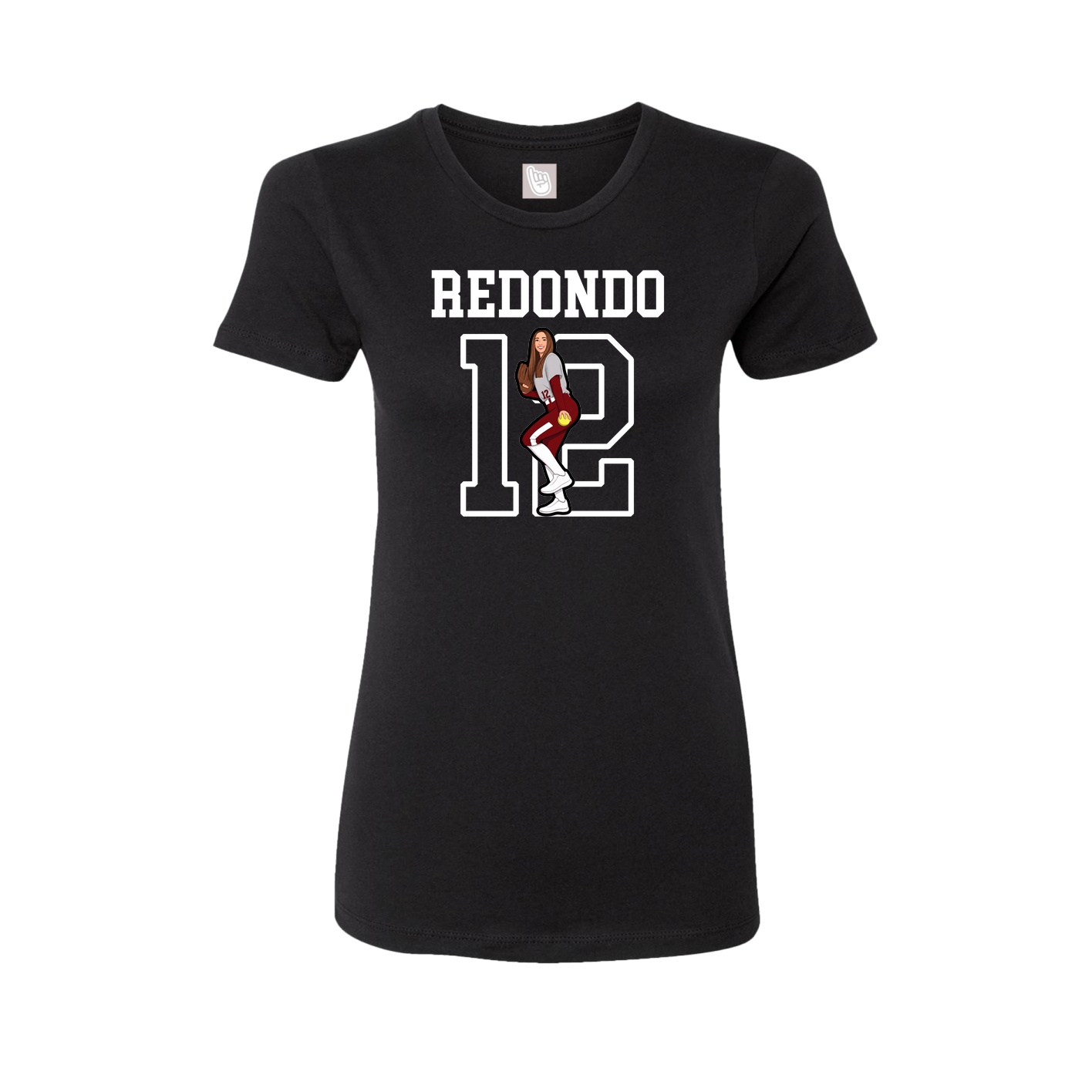 Fitted Women's Tee — Shirsey in Black