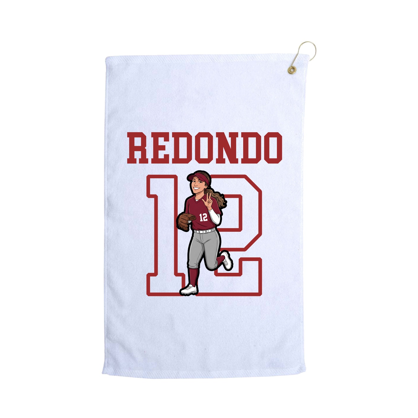 Golf Towel — Shirsey in White