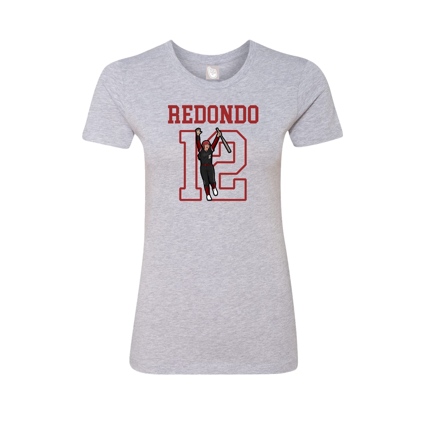 Fitted Women's Tee — Shirsey in Grey