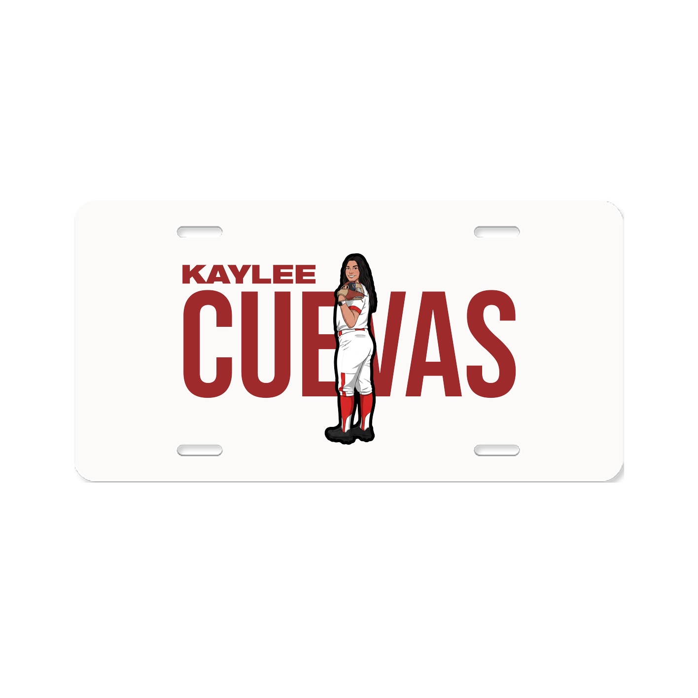 License Plate — Player Name in Classic