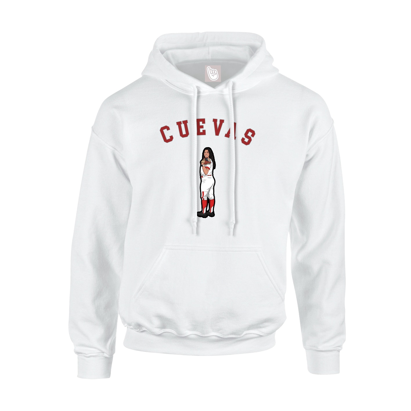 Youth Hoodie — Shirsey Arch in White