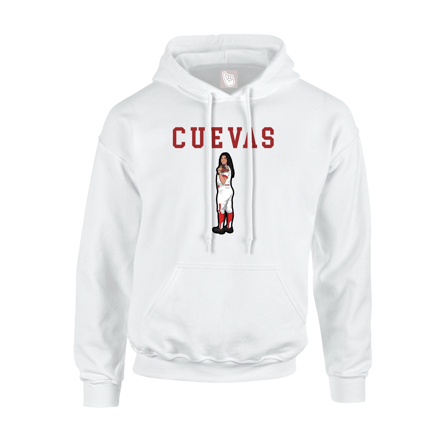 Hoodie — Shirsey in White