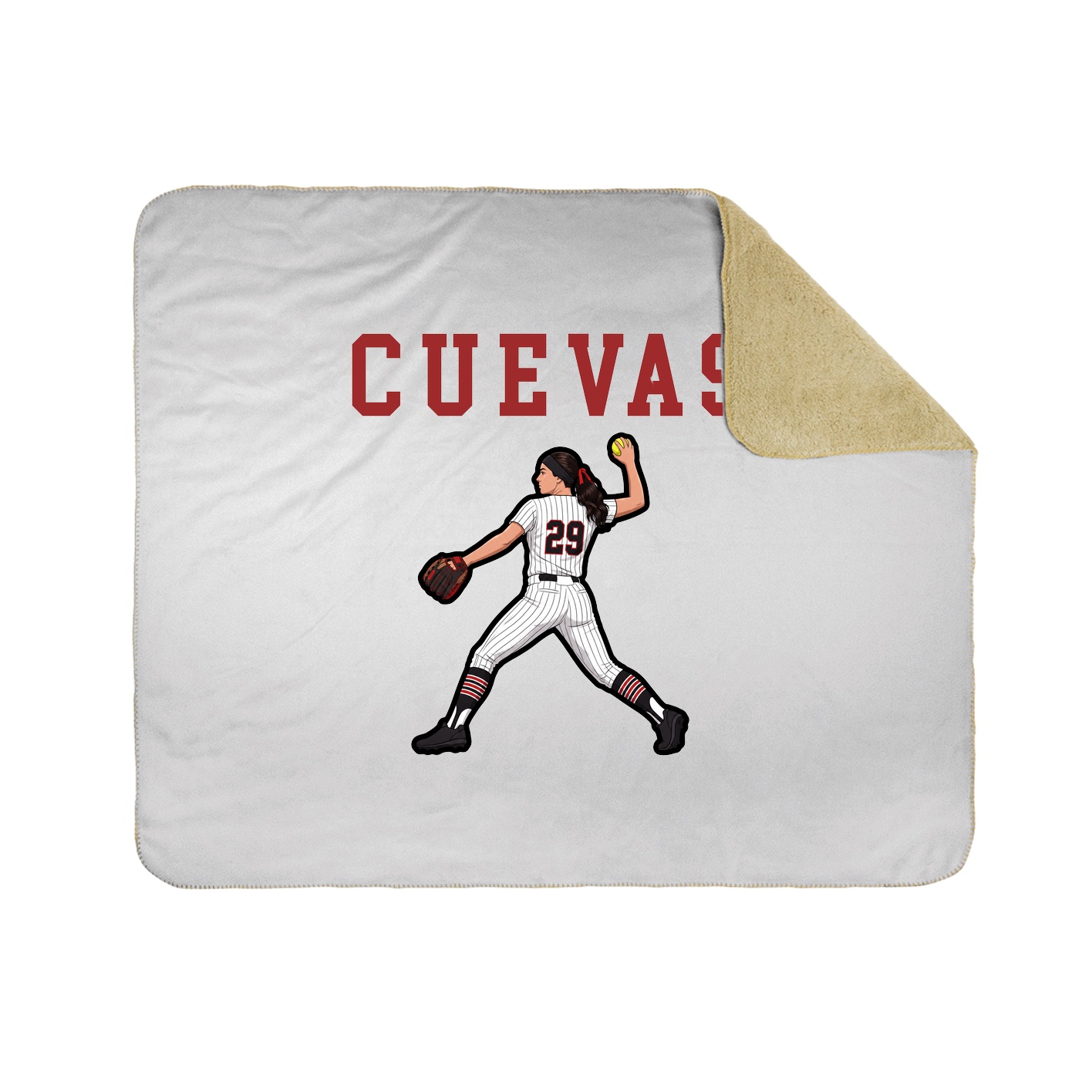 Throw Blanket — Shirsey in White
