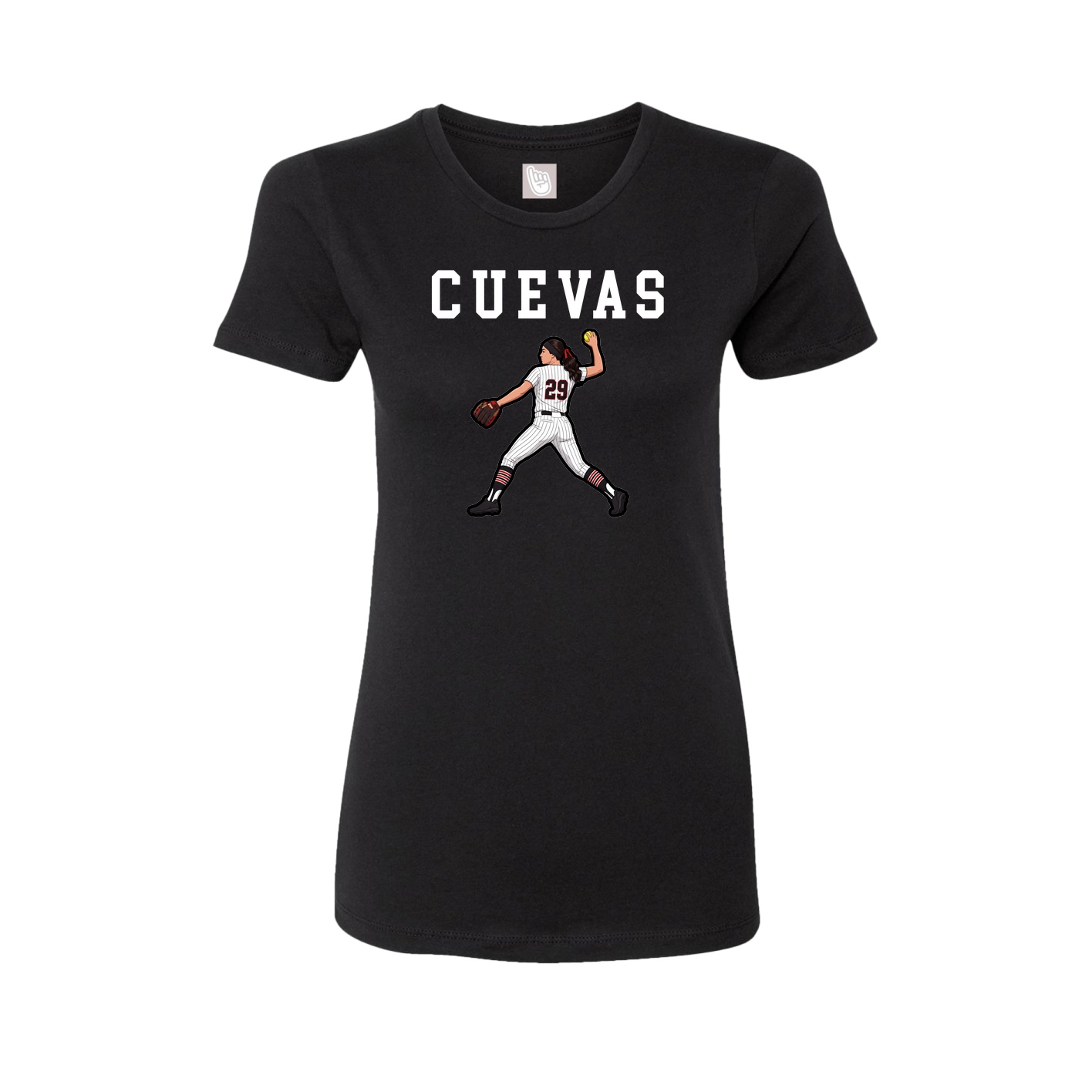 Fitted Women's Tee — Shirsey in Black