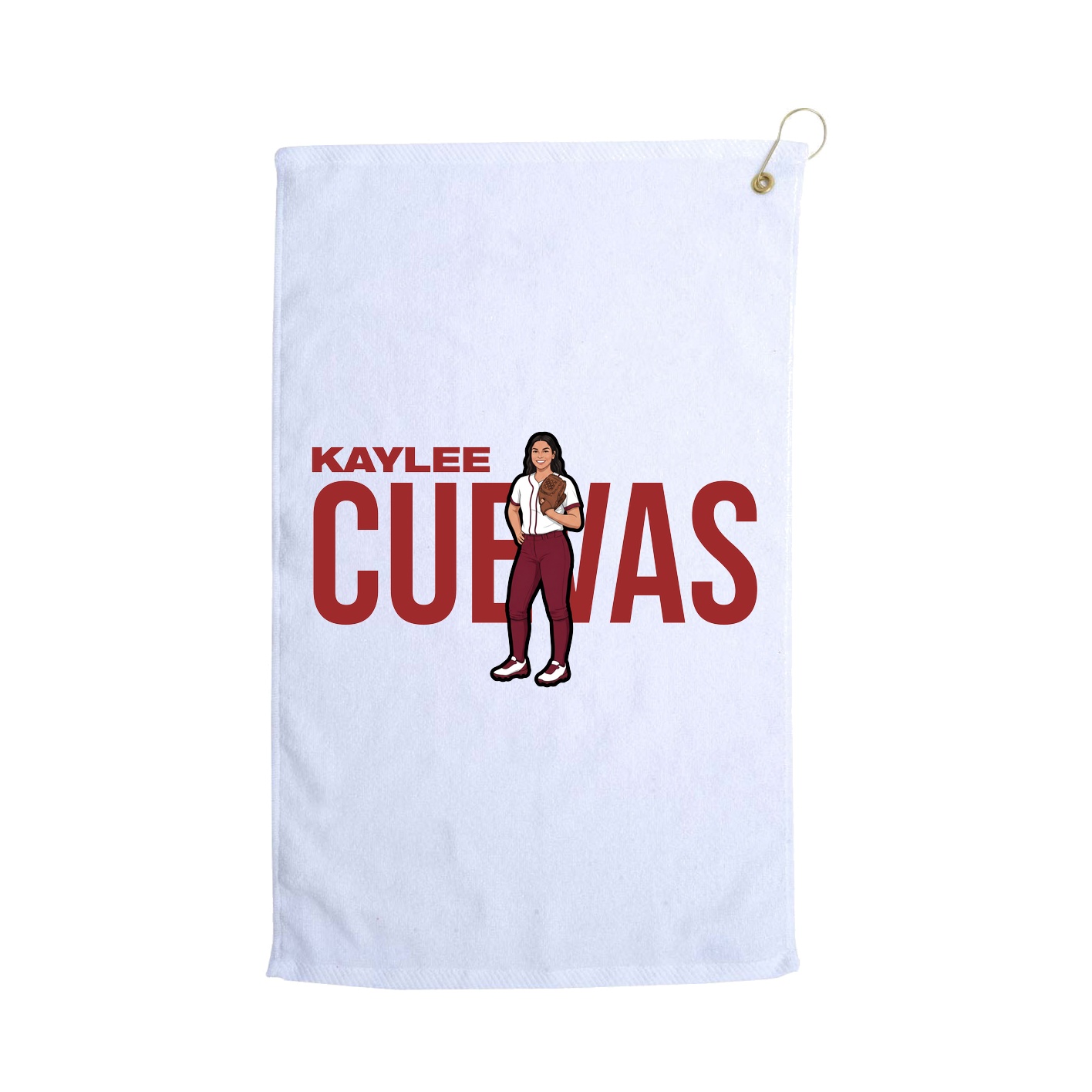 Golf Towel — Player Name in White