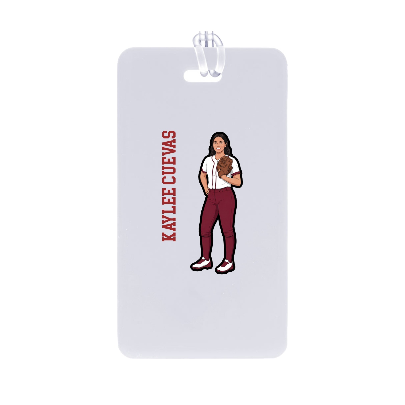Bag Tag — Name Vertical in Classic