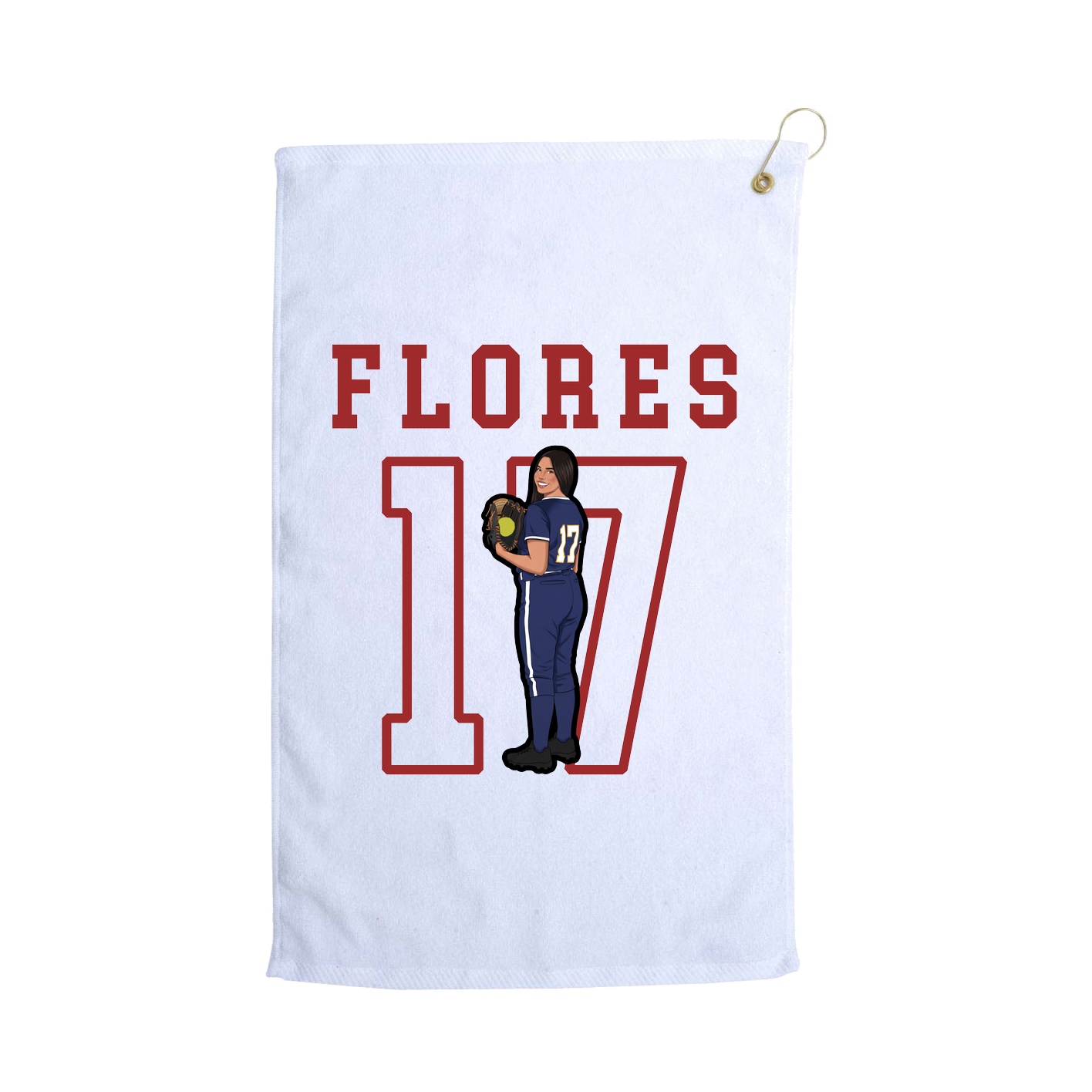 Golf Towel — Shirsey in White
