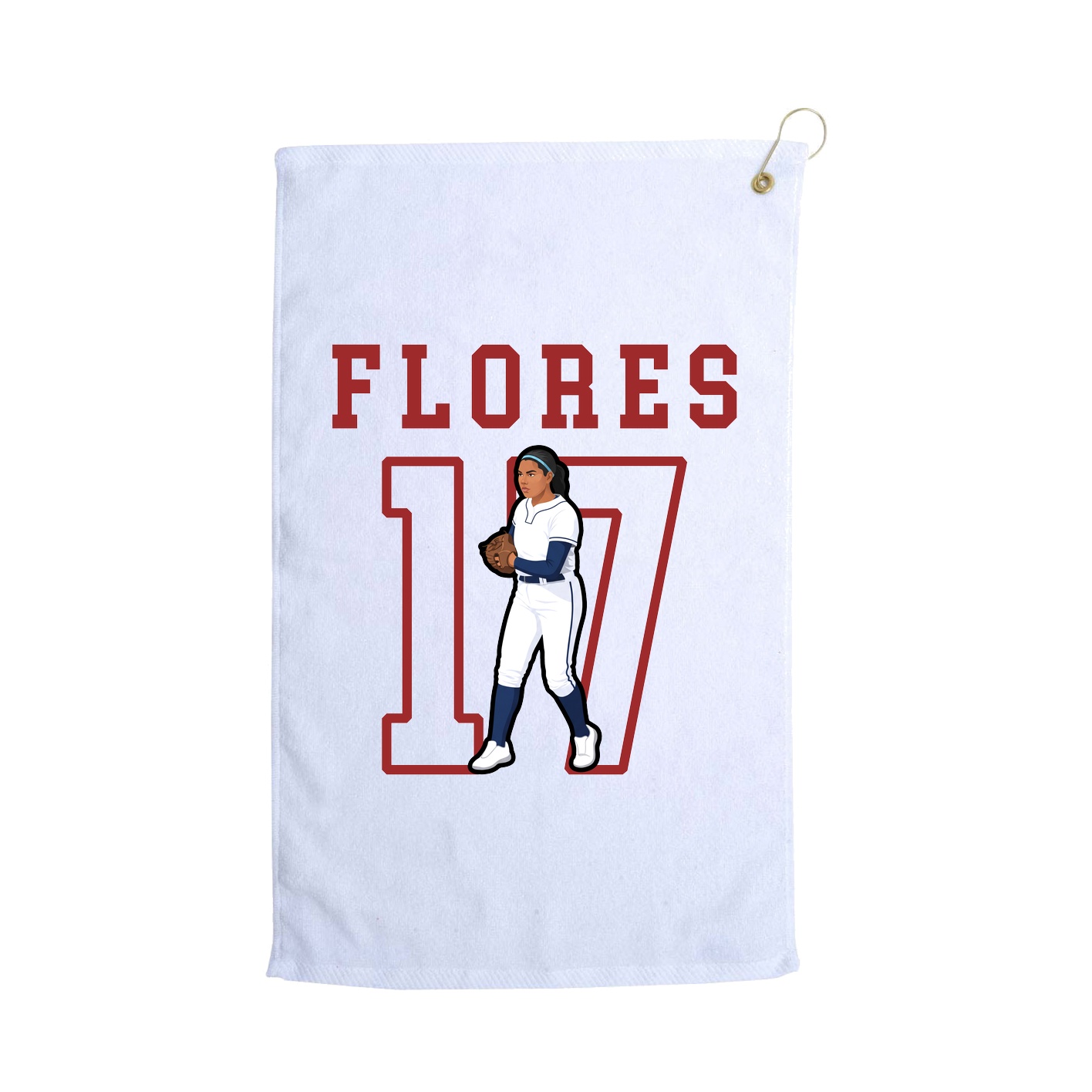 Golf Towel — Shirsey in White