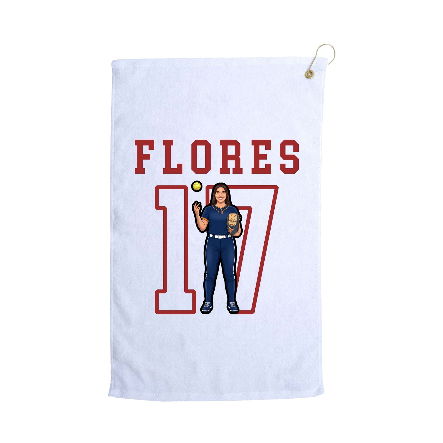 Golf Towel — Shirsey in White