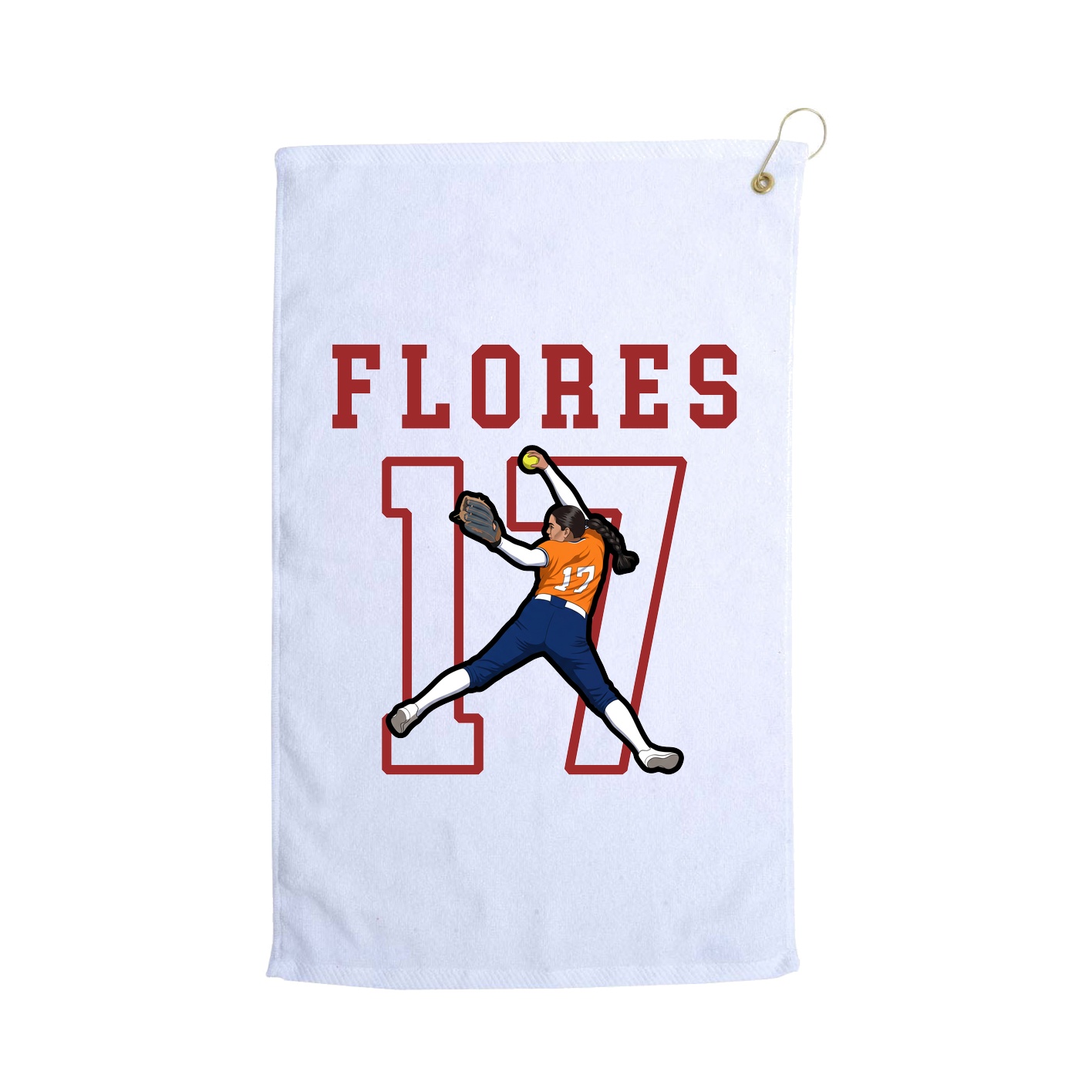 Golf Towel — Shirsey in White