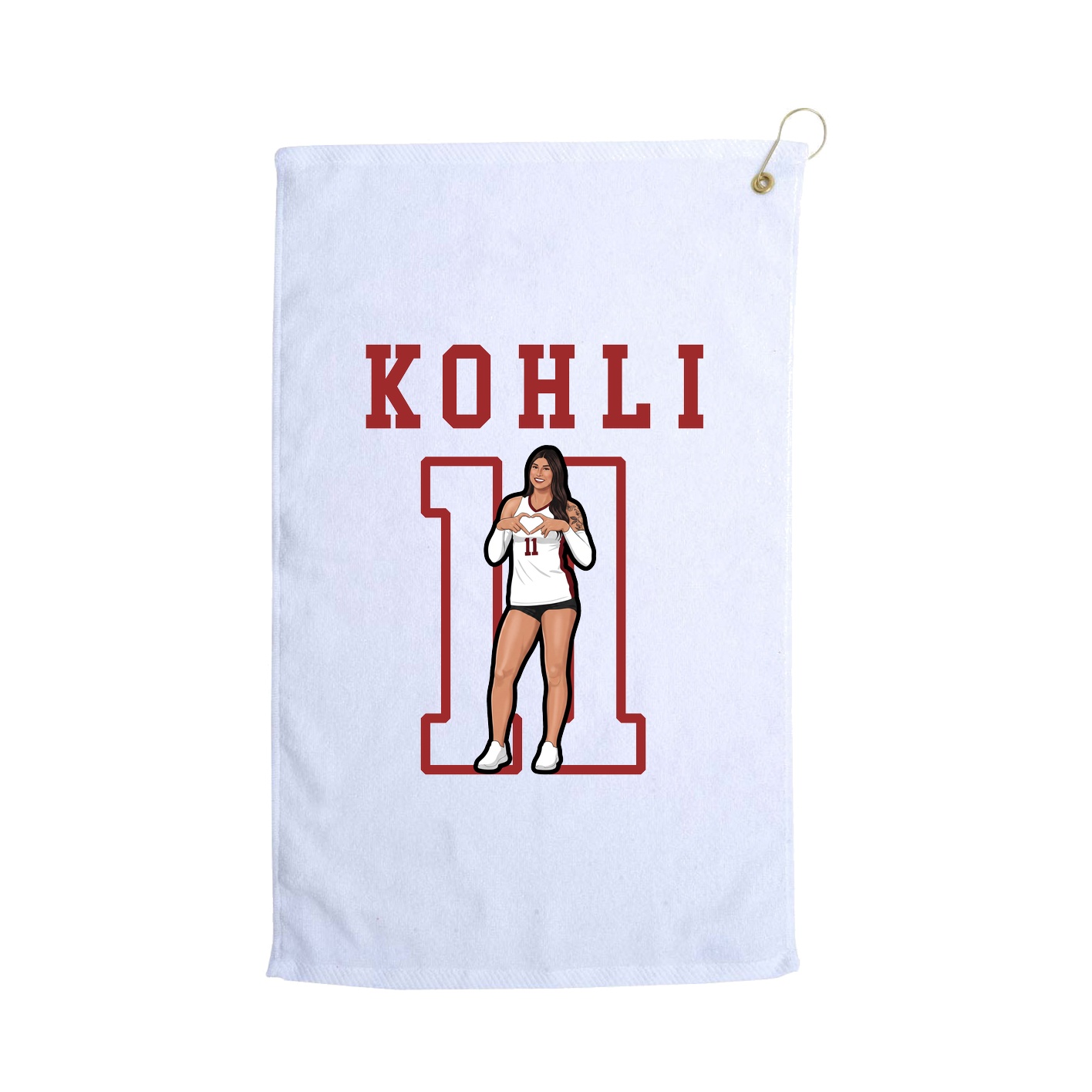 Golf Towel — Shirsey in White