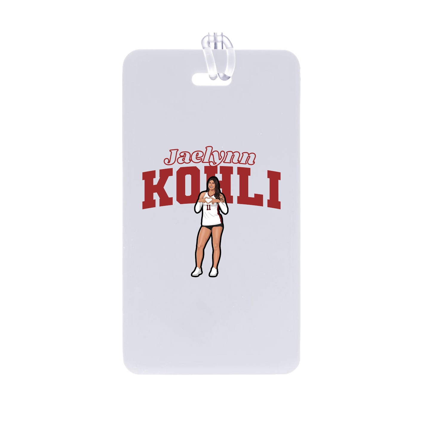 Bag Tag — Name Arch in Classic