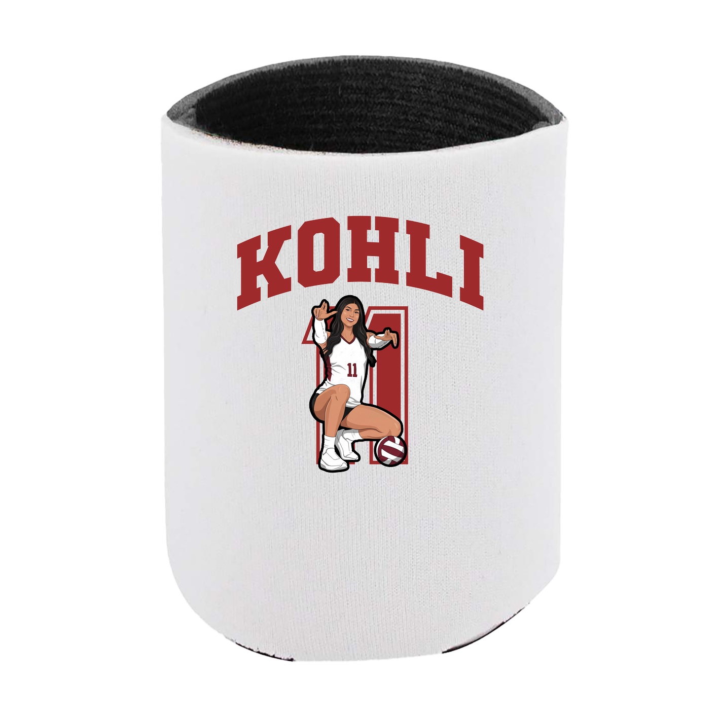 Can Holder — Number in White