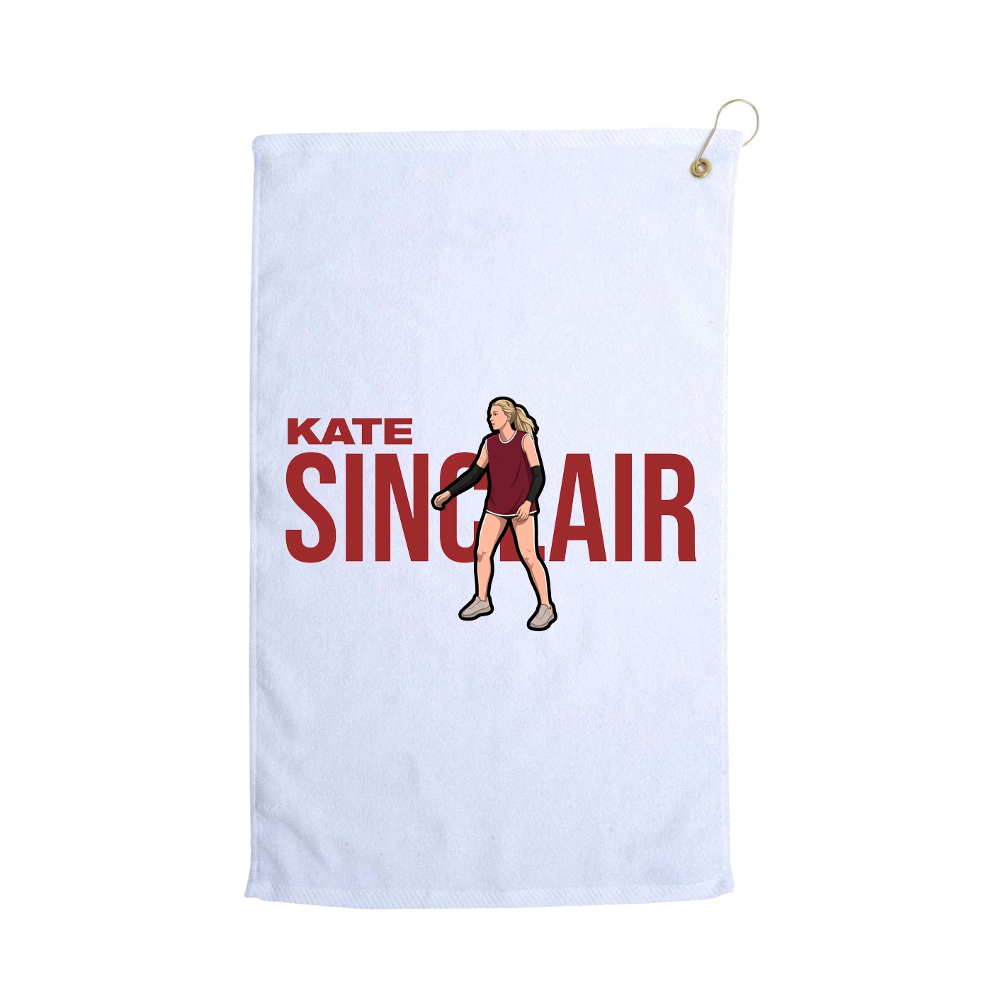 Golf Towel — Player Name in White
