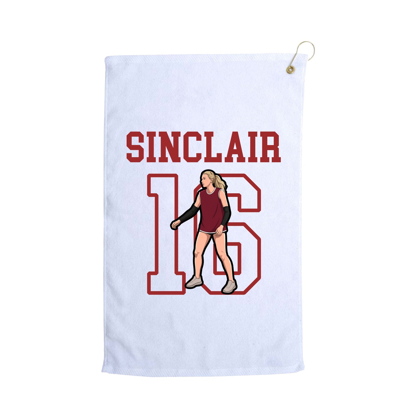 Golf Towel — Shirsey in White