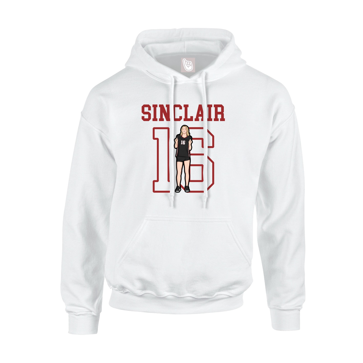 Youth Hoodie — Shirsey in White