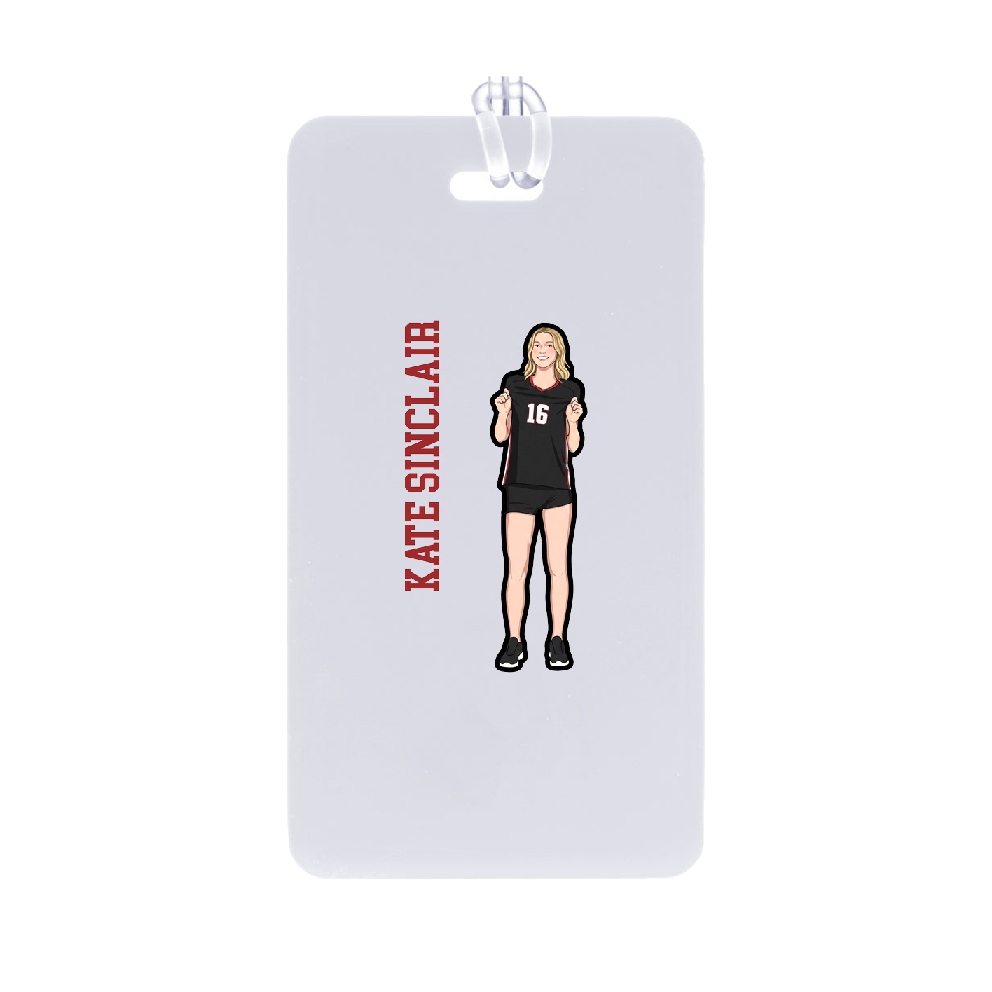 Bag Tag — Name Vertical in Classic
