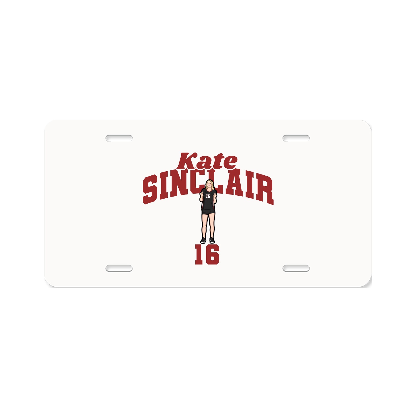License Plate — Signature Arch in Classic