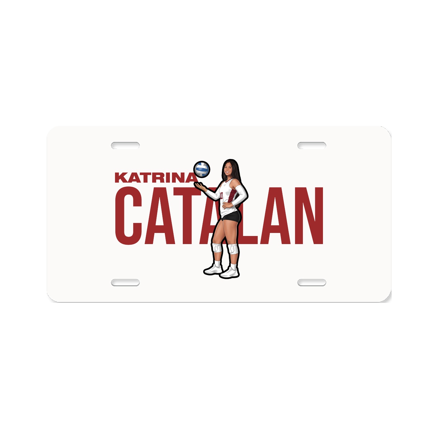 License Plate — Player Name in Classic