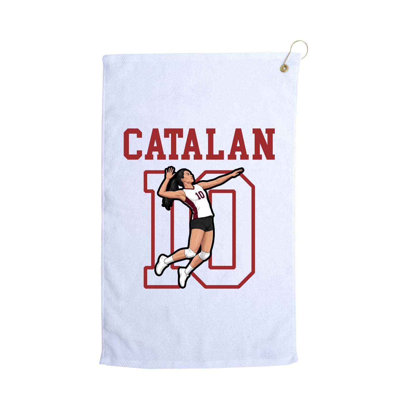Golf Towel — Shirsey in White