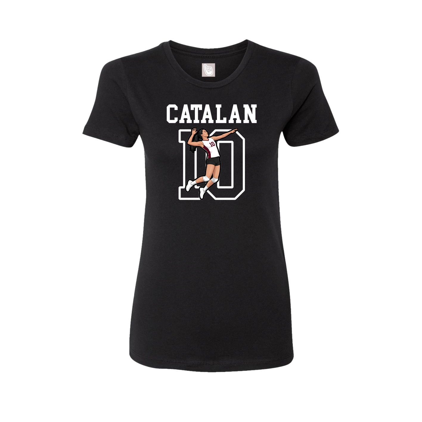 Fitted Women's Tee — Shirsey in Black