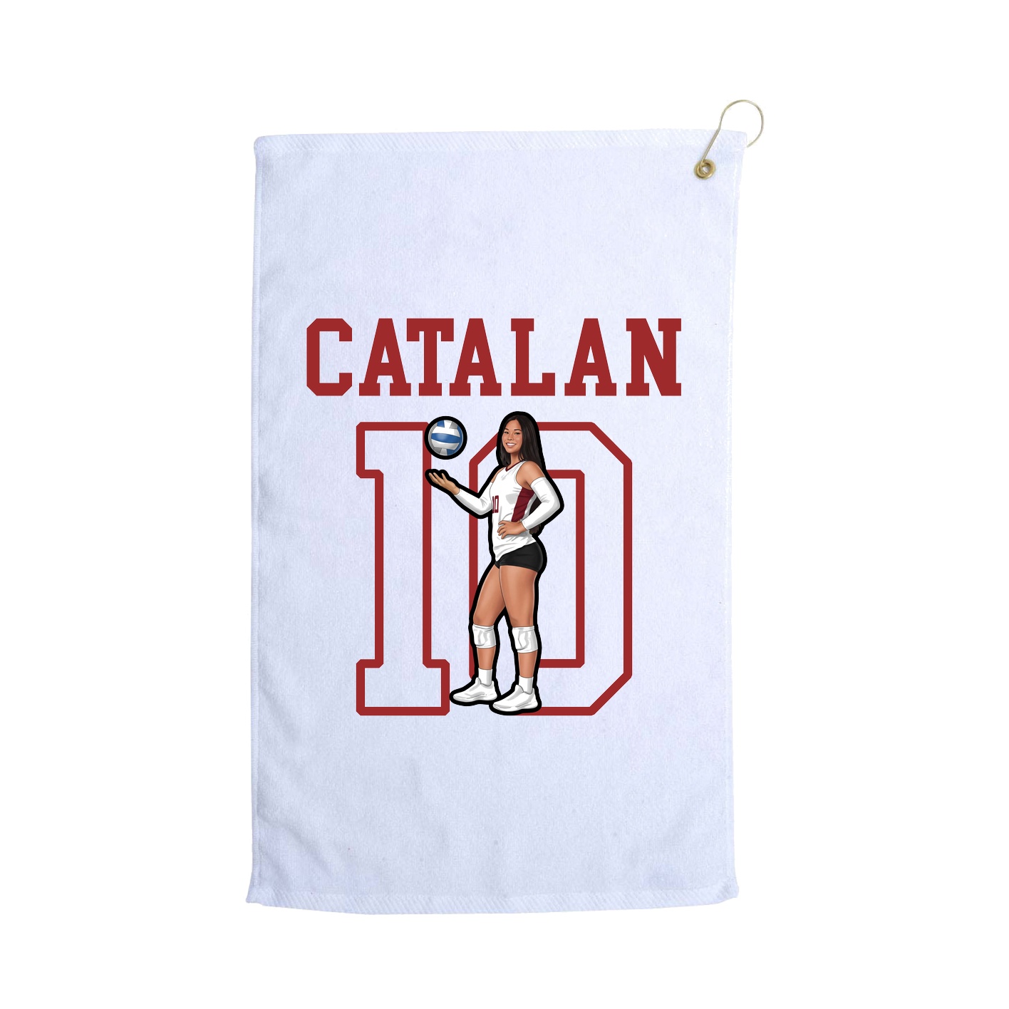 Golf Towel — Shirsey in White