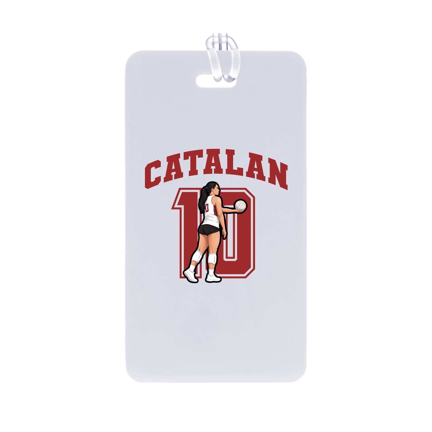 Bag Tag — Number in Classic