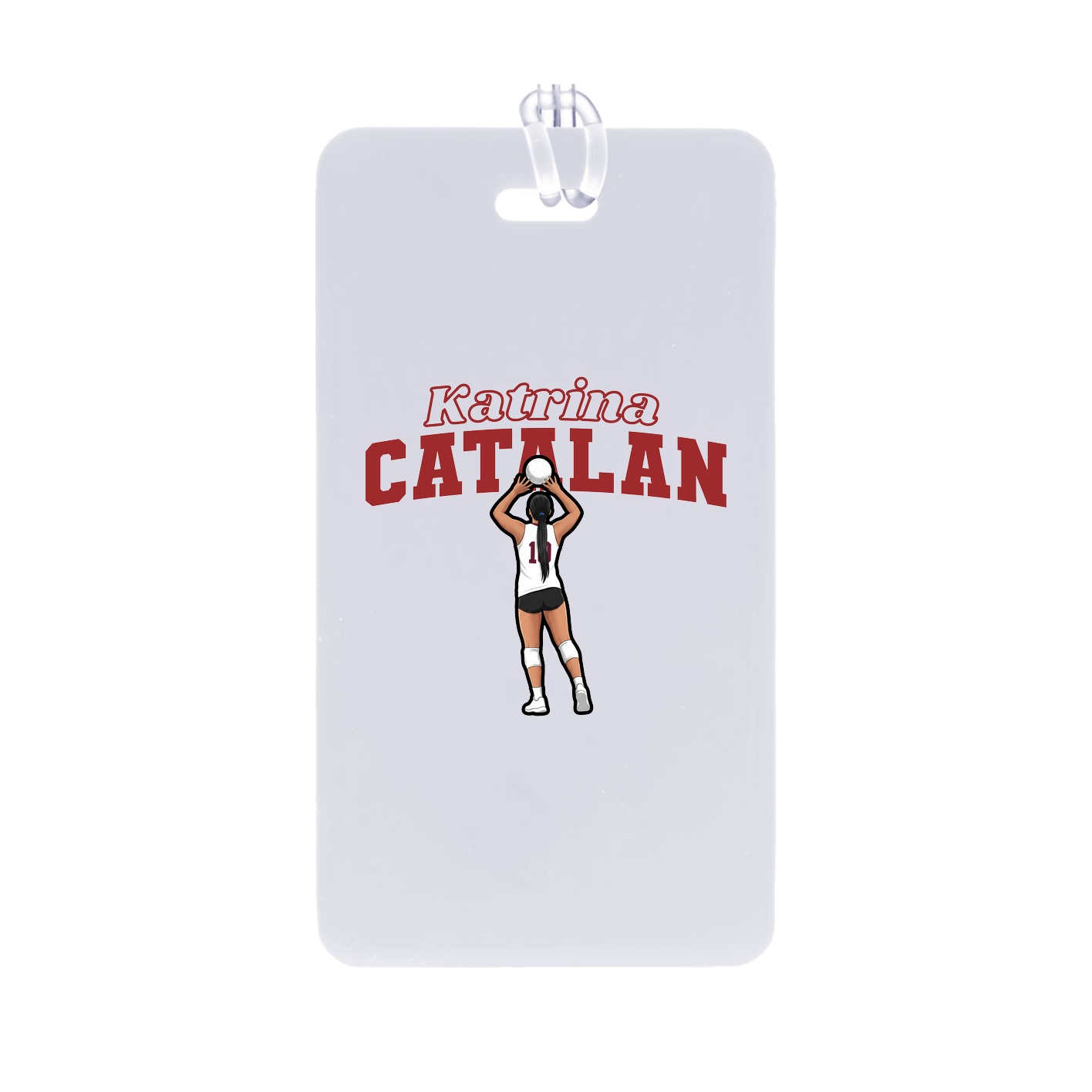 Bag Tag — Name Arch in Classic