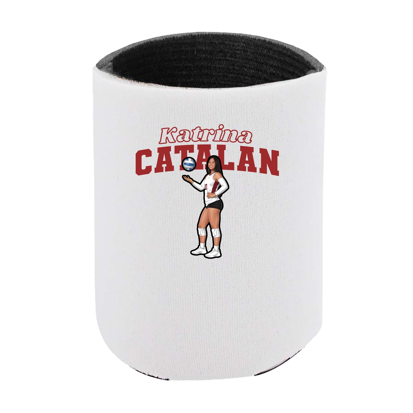 Can Holder — Name Arch in White