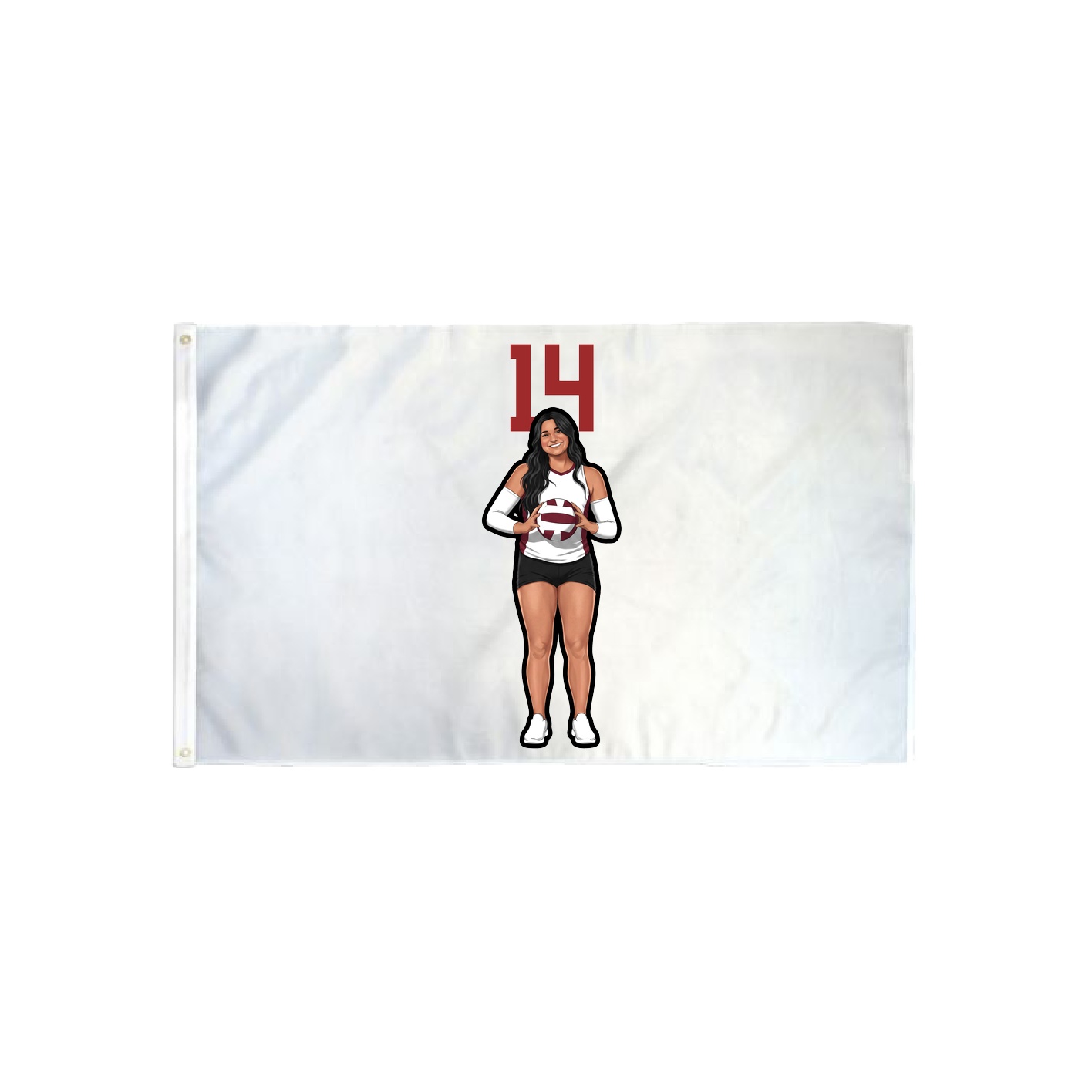 3x5 Flag — Number Top in Classic