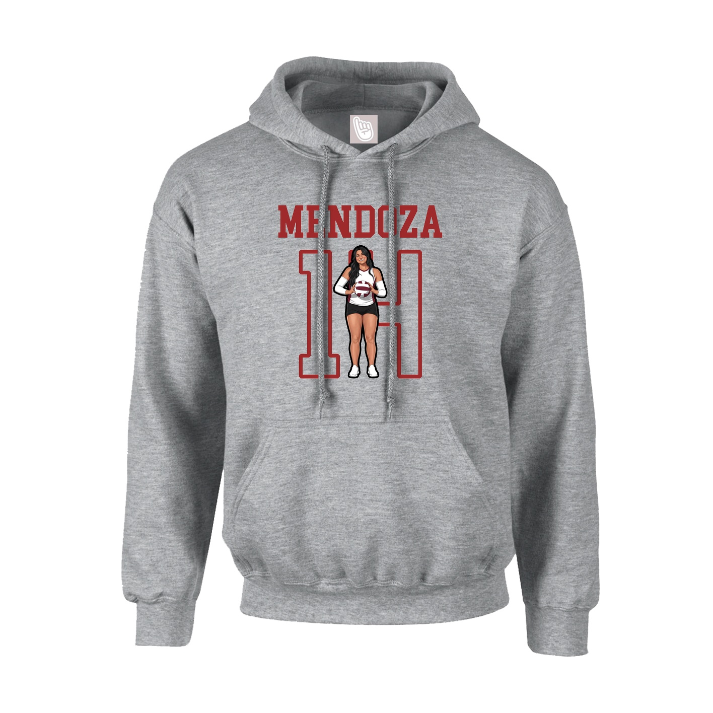 Hoodie — Shirsey in Grey