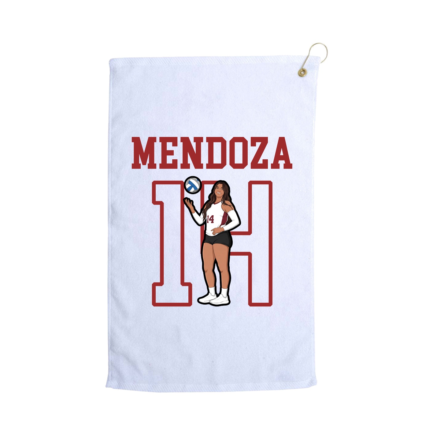 Golf Towel — Shirsey in White