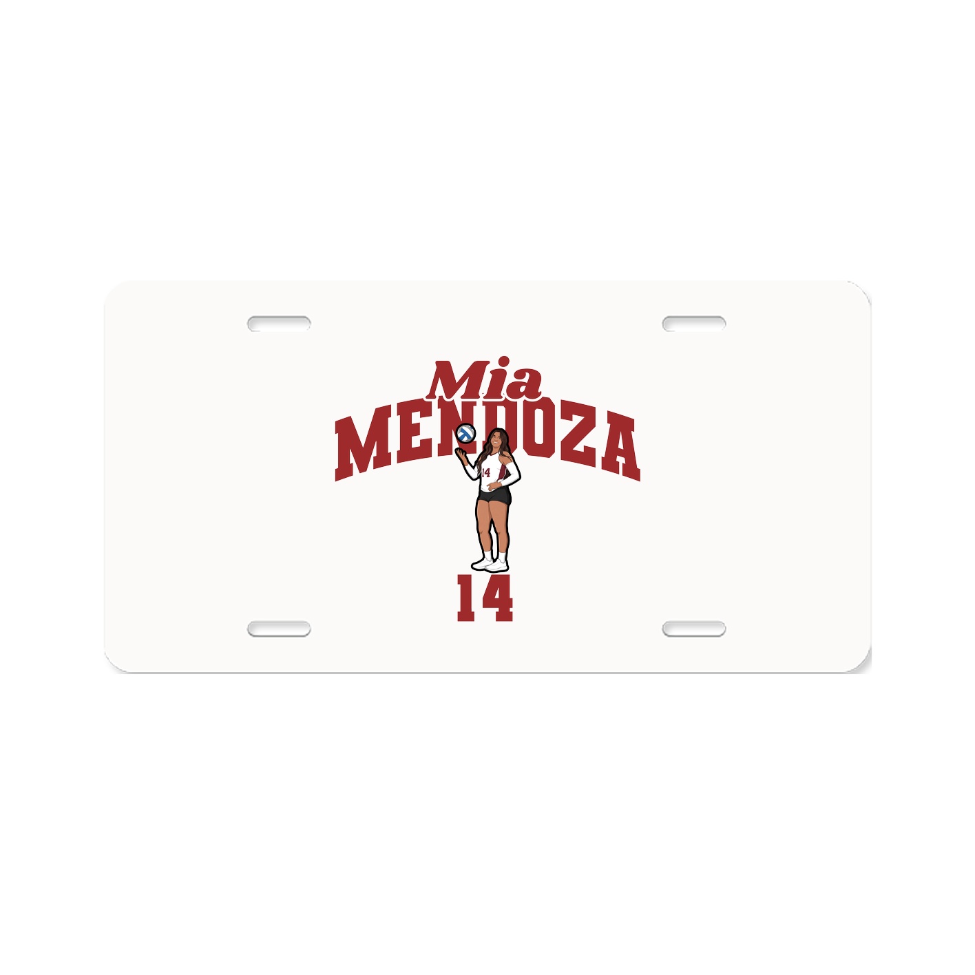 License Plate — Signature Arch in Classic