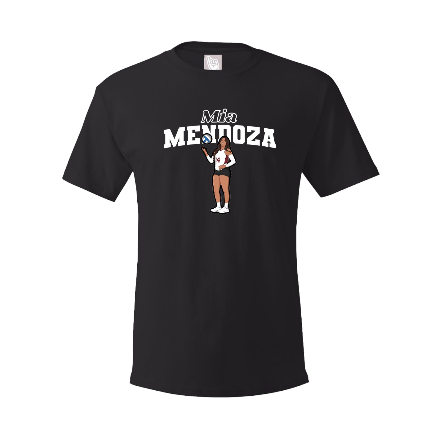 Youth Tee — Name Arch in Black