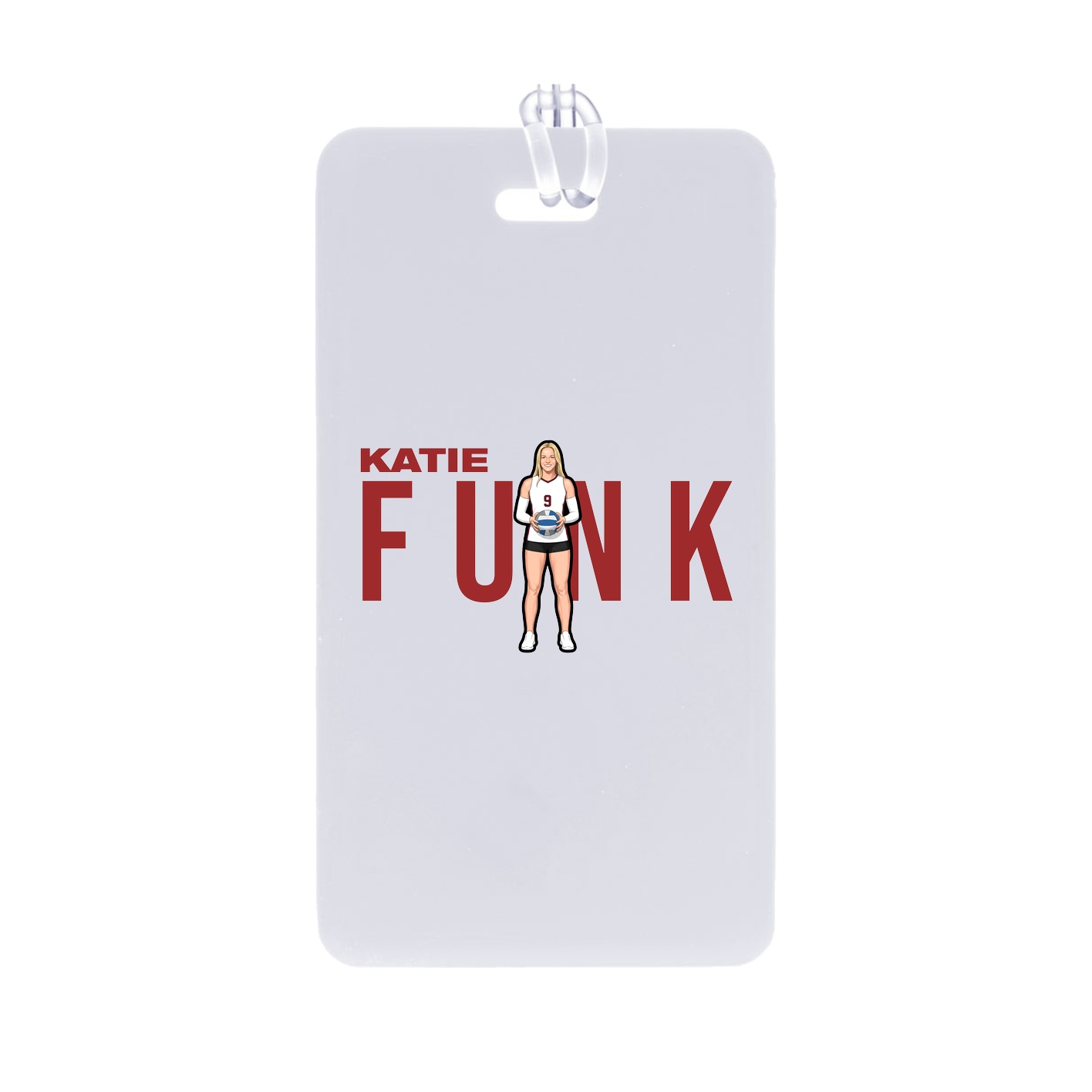 Bag Tag — Player Name in Classic