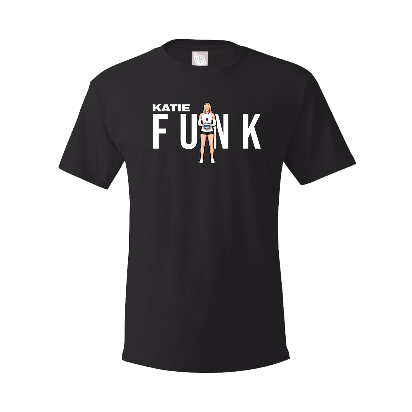Youth Tee — Player Name in Black