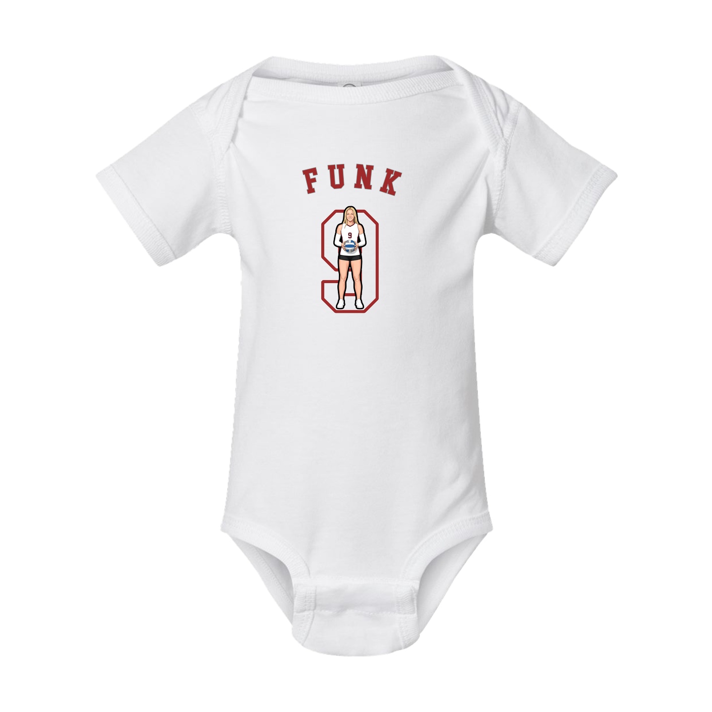 Baby Onesie — Shirsey Arch in White