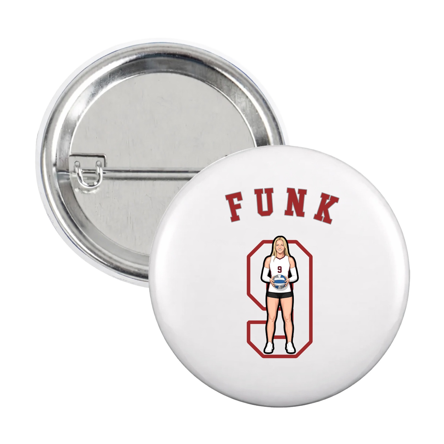 Game Day Button — Shirsey Arch in White