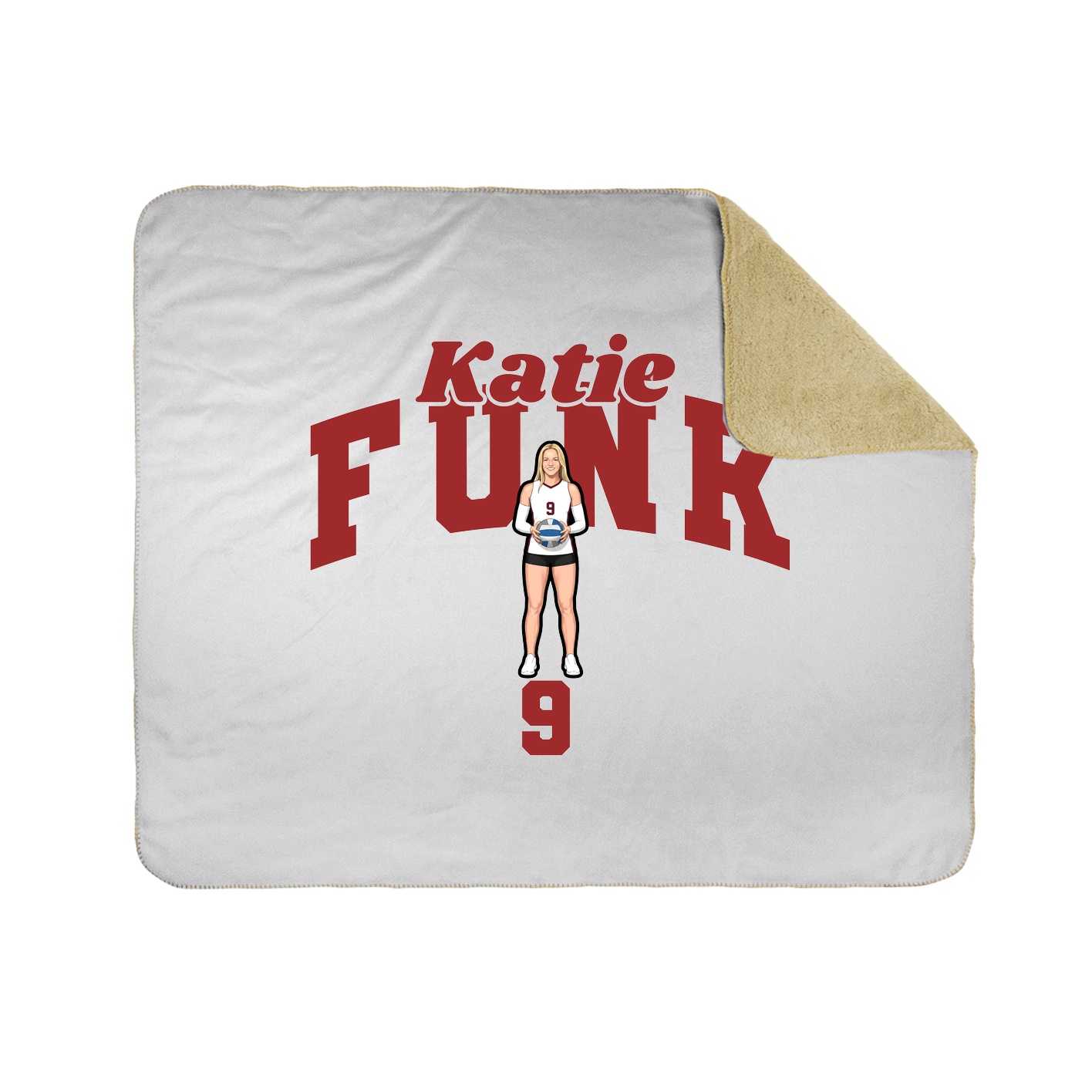 Throw Blanket — Signature Arch in White