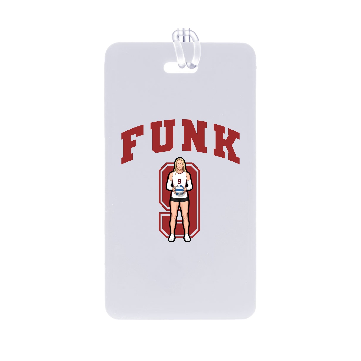 Bag Tag — Number in Classic