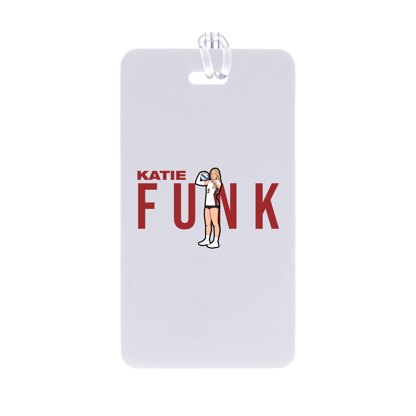 Bag Tag — Player Name in Classic