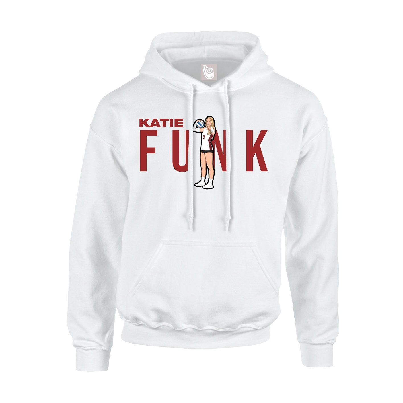 Hoodie — Player Name in White